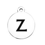 Stainless Steel Pendant with Back Laser Words T392-Z VNISTAR Steel Laser Words Charms