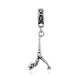 Steel Dangle Charms T393P VNISTAR Stainless Steel European Beads