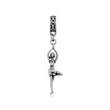 Steel Dangle Charms T395P VNISTAR Stainless Steel European Beads