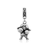 Steel Dangle Charms T399P VNISTAR Stainless Steel European Beads
