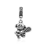 Steel Dangle Charms T402P VNISTAR Stainless Steel European Beads