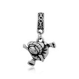 Steel Dangle Charms T403P VNISTAR Stainless Steel European Beads