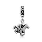 Steel Dangle Charms T404P VNISTAR Stainless Steel European Beads