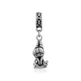 Steel Dangle Charms T405P VNISTAR Stainless Steel European Beads