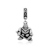 Steel Dangle Charms T406P VNISTAR Stainless Steel European Beads