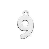 Stainless Steel Polished Charms T408-9 VNISTAR Steel Small Charms