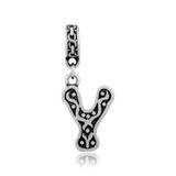 Steel Dangle Charms T451P VNISTAR Stainless Steel European Beads