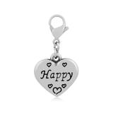 Steel Clip-On Charms T519L VNISTAR Clip On Charms
