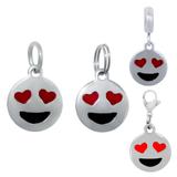 Emoji stainless steel charms VC003 VNISTAR Emoji Steel Charms