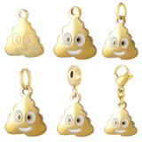 Stainless Steel Emoji Charms VC006G VNISTAR Emoji Steel Charms