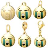 Stainless Steel Emoji Charms VC011G VNISTAR Emoji Steel Charms