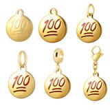 Stainless Steel Emoji Charms VC015G VNISTAR Emoji Steel Charms
