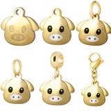 Stainless Steel Emoji Charms VC017G VNISTAR Emoji Steel Charms