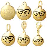 Stainless Steel Emoji Charms VC021G VNISTAR Emoji Steel Charms