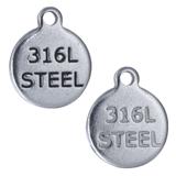 Stainless Steel Small Charms VC147 VNISTAR Steel Small Charms