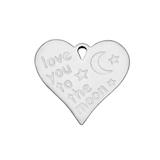 Stainless Steel Charms VC226-2 VNISTAR Metal Charms