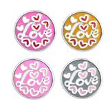 Love Snap Button Charms VNC003 VNISTAR Snap Button Charms