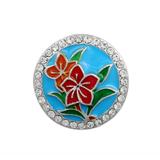 Flower Snap Button Charms VNC034 VNISTAR Snap Button Charms