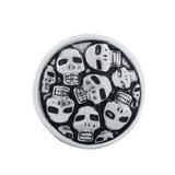 Skull Snap Button Charms VNC045 VNISTAR Snap Button Charms