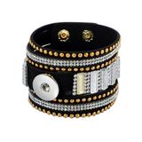 Snap Button Leather Bracelets VNP012 VNISTAR Snap Button Charms