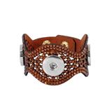 Snap Button Leather Bracelets VNP018 VNISTAR Snap Button Accessories